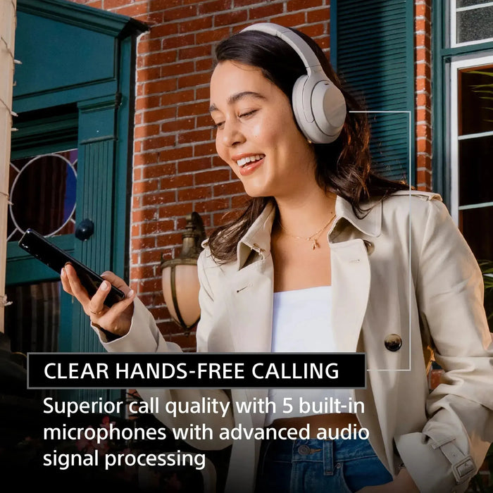 Sony WH-1000XM4 Premium Wireless Noise-Cancelling Over-Ear Headphones - Silver