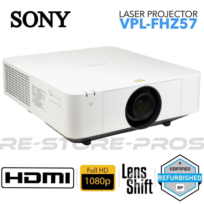 Sony VPL-FHZ57/W Laser WUXGA Projector — view 10