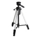 Takama 58-inch Aluminum 3-Section Tripod with 3-Way Pan Head for Cameras