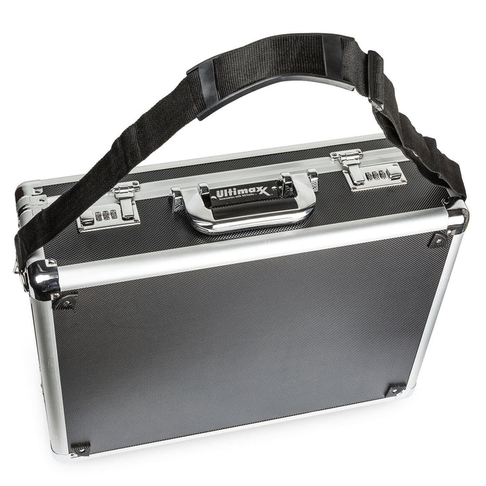 Ultimaxx Medium Aluminum Hard Camera Case with Dual Combination Locks