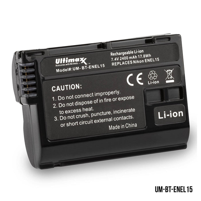 Ultimaxx High-Capacity Rechargeable Camera & Video Camera Batteries for Major Brands