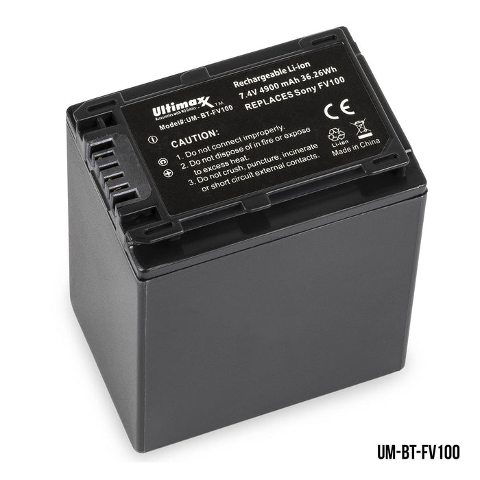 Ultimaxx High-Capacity Rechargeable Camera & Video Camera Batteries for Major Brands