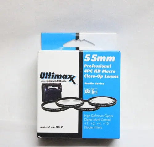 Ultimax 55mm Professional HD Macro Close-Up Lens Set