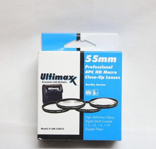 Ultimax 55mm Professional HD Macro Close-Up Lens Set