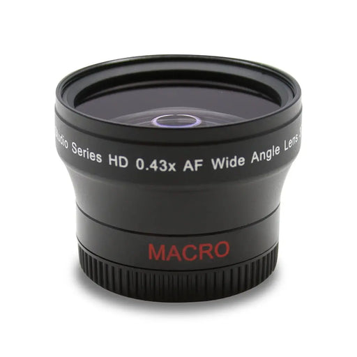 Ultimaxx 0.43x 37mm Professional HD Wide Angle Lens with Detachable Macro