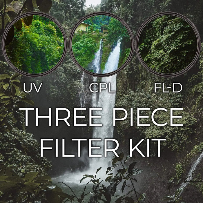 Ultimaxx 3 Piece Professional Filter Kit for DSLR/SLR Cameras (55MM)