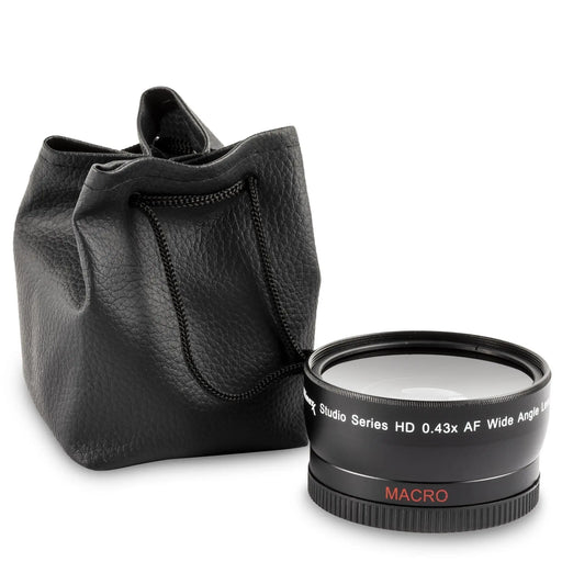 Ultimaxx 49mm 0.43x Ultra-Fast AF HD Wide Angle Macro Lens for DSLR Cameras