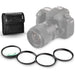 Ultimaxx 4PC Macro Close-Up Filter Kit 1-2-4-10 Diopter