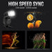 Ultimaxx Auto Camera Flash with LCD, Slave Mode, and Carry Pouch