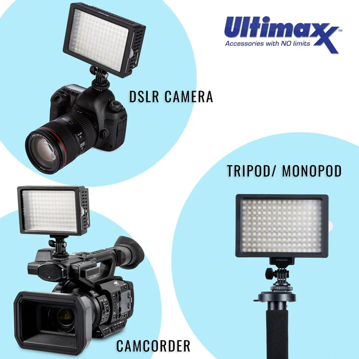 Ultimaxx Professional 160 LED Video Light Diffusers for DSLR Cameras