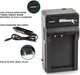 Ultimaxx’s AC/DC Rapid Home & Travel Charger for FV100 Batteries Built for Sony DCR-SR15, SR21, SR68, SR88, SX15, SX21, SX44, SX45, SX63, SX65, SX83, SX85, FDR-AX100, HDR-CX105, CX110, CX115, CX130