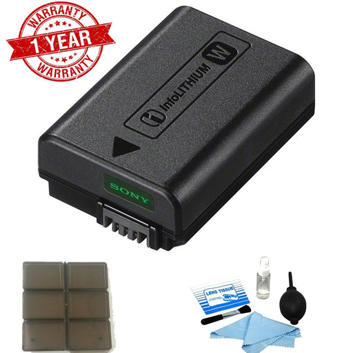 Sony NP-FW50 Lithium-Ion Rechargeable Battery (1020mAh) with Memory Card Wallet — view 1