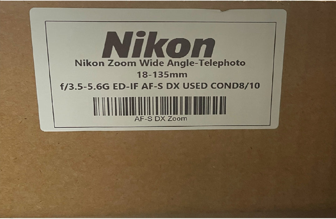 Nikon AF-S DX 18-135mm f/3.5-5.6G IF-ED Zoom Lens for Nikon DSLR (Used)