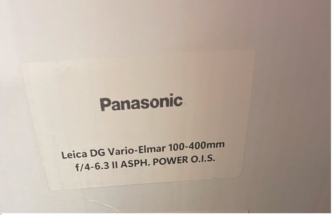 Panasonic Leica DG Vario-Elmar 100-400mm f/4-6.3 ASPH. POWER O.I.S. Lens (Open Box)