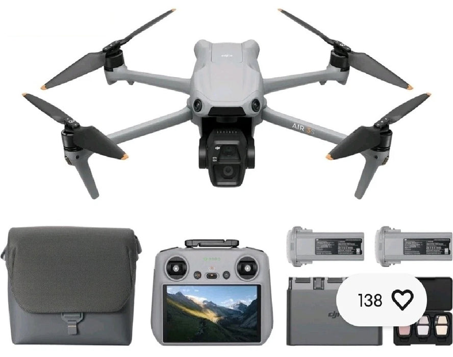 DJI Air 3S Fly More Combo with DJI RC 2