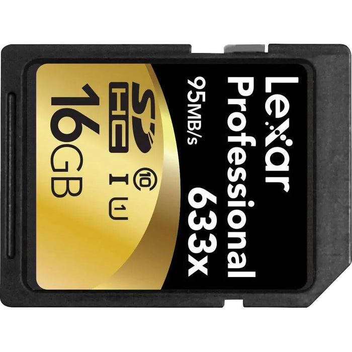 Lexar 16GB Professional UHS-I SDHC Memory Card (U1)
