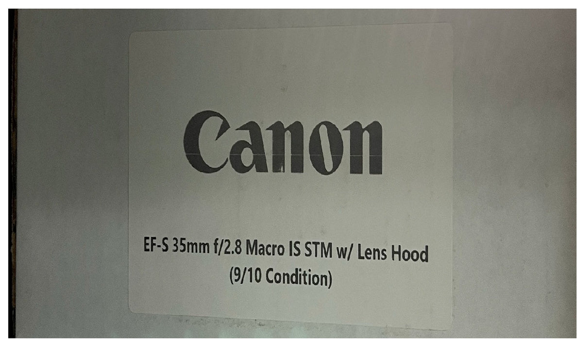 Canon EF-S 35mm f/2.8 Macro IS STM Lens (Open Box) Canon