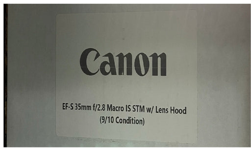 Canon EF-S 35mm f/2.8 Macro IS STM Lens (Open Box) Canon