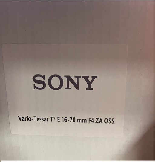 Sony Vario-Tessar T* E 16-70mm f/4 ZA OSS Lens (Open Box) Sony