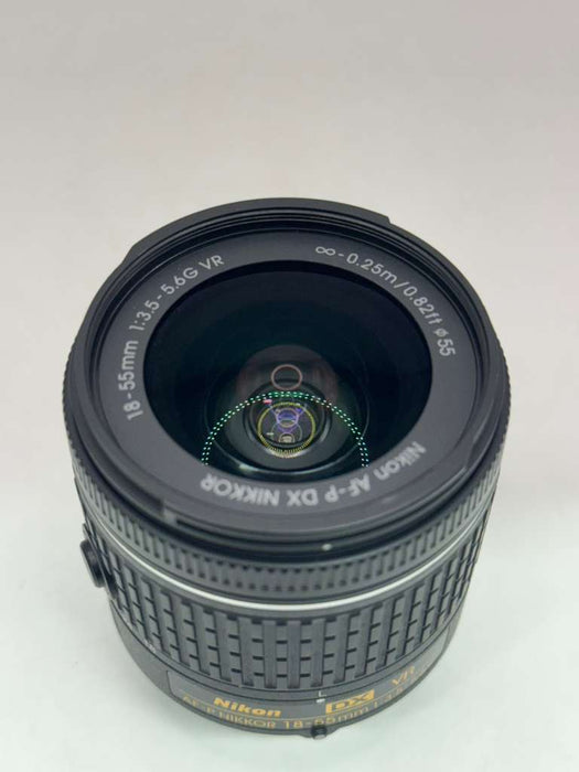 Nikon AF-P DX Nikkor 18-55mm F/3.5-5.6G ED VR (Open Box, Never Used)