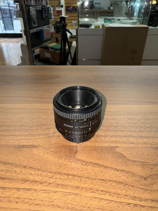 Nikon AF NIKKOR 50mm f/1.8D Lens (Open Box, Never Used)