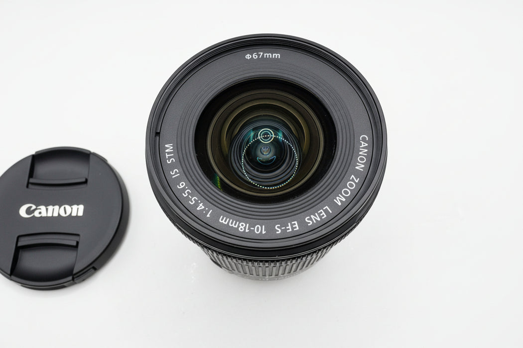 Canon EF-S 10-18mm f/4.5-5.6 IS STM Lens (Open Box, Never Used)