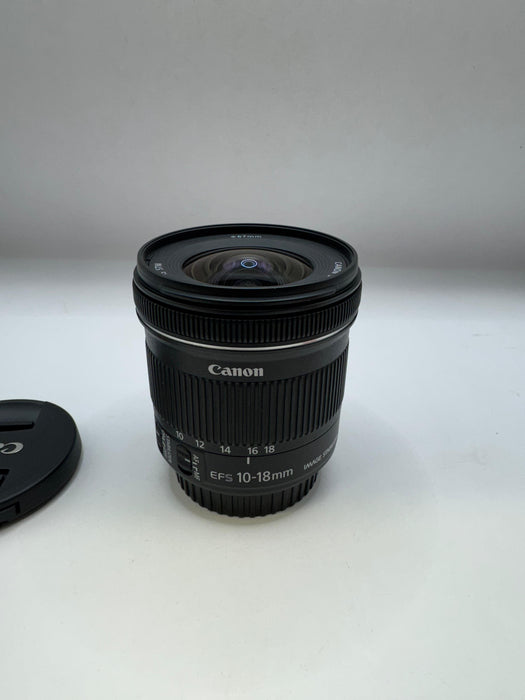 Canon EF-S 10-18mm f/4.5-5.6 IS STM Lens (Open Box, Never Used)