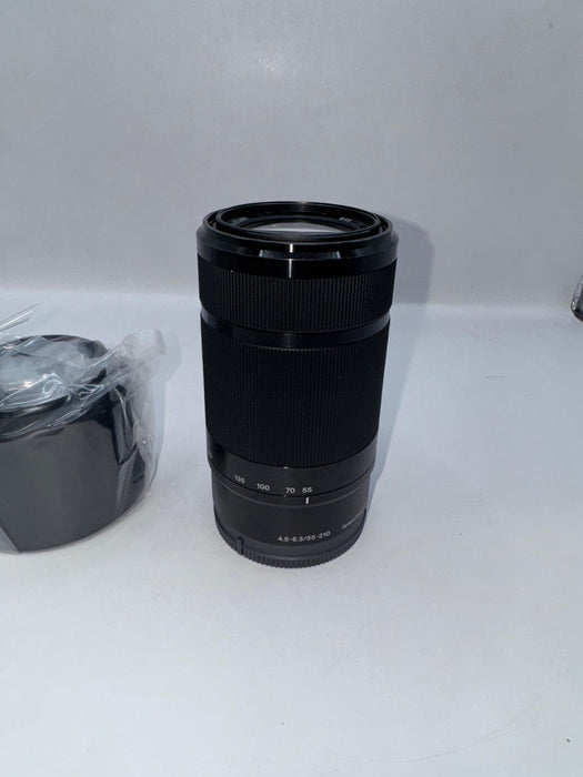 Sony E 55-210mm f/4.5-6.3 OSS E-Mount Lens (Black) (Open Box, Never Used)