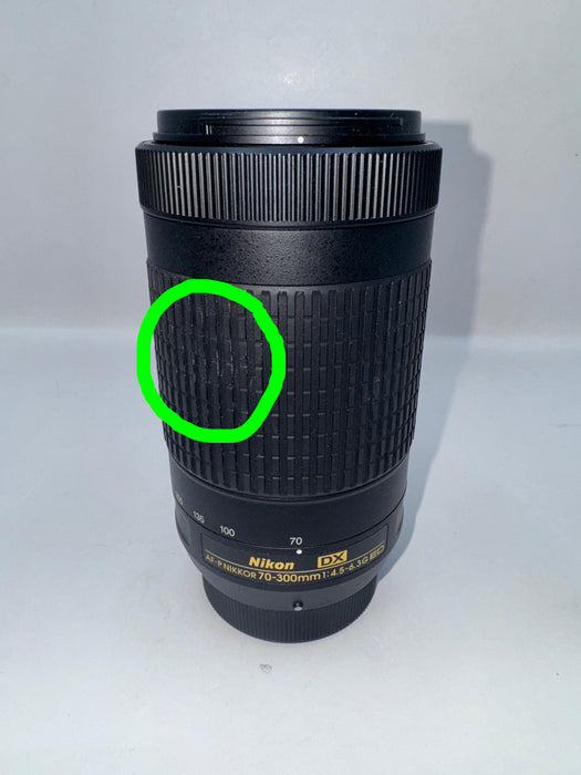 Nikon AF-P DX NIKKOR 70-300mm f/4.5-6.3G ED Lens (Used, Condition 9/10)