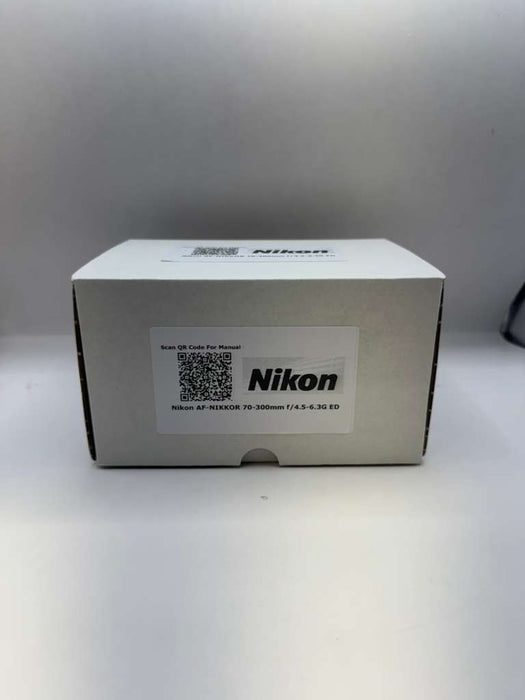 Nikon AF-NIKKOR 70-300mm f/4.5-6.3G ED Lens (Used, 10/10 Condition)