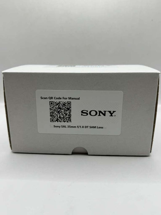 Sony DT 35mm f/1.8 SAM Lens, Care Bundle: Filters+Cleaning Kit+Pouch Bag (Open Box, Never Used)