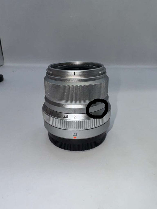 FUJIFILM XF 23mm f/2 R WR Lens (Silver) (Used, 9/10 Condition)