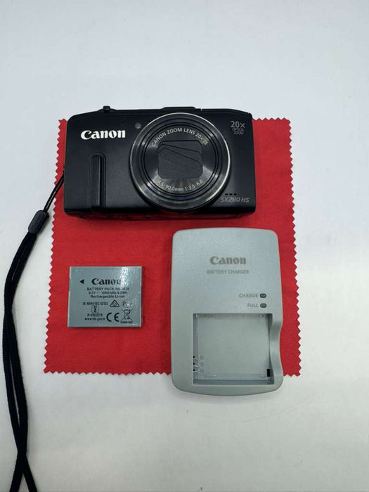 Canon PowerShot SX280 12.1MP Digital Camera (Black) (Old Model) (Used, 8/10 Condition)