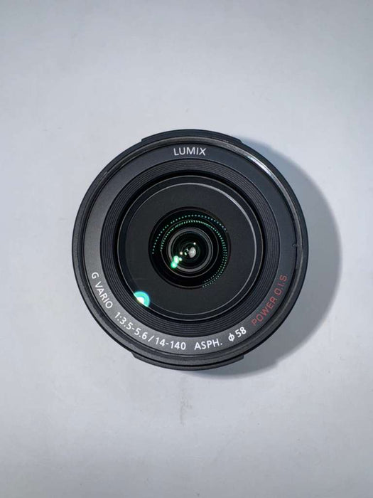 Panasonic Lumix G Vario 14-140mm f/3.5-5.6 II ASPH. POWER O.I.S. Lens (Open Box,Never Used)