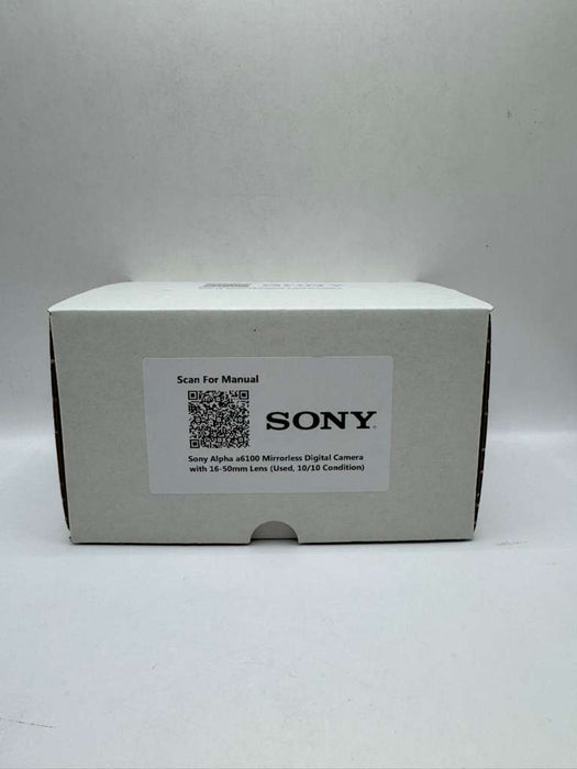 Sony Alpha a6100 Mirrorless Digital Camera with 16-50mm Lens (Used, 10/10 Condition)