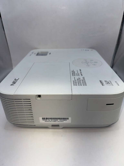 NEC NP-M322W 3200-Lumen Portable DLP Projector (Used,10/10 Condition)