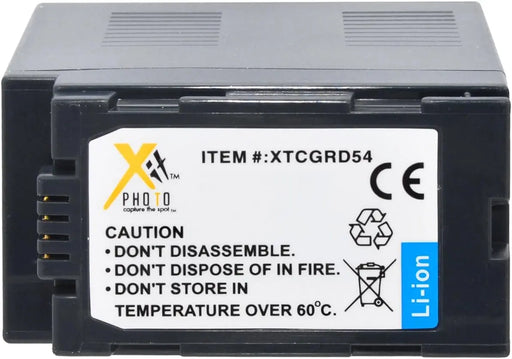 Xit XTCGRD54 6600mAh Lithium Ion Replacement Battery for Panasonic CGRD54 (Black)