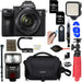Sony Alpha a7 III Mirrorless Digital Camera USA w/ 28-70mm Lens 256GB Memory & Flash Accessory Bundle