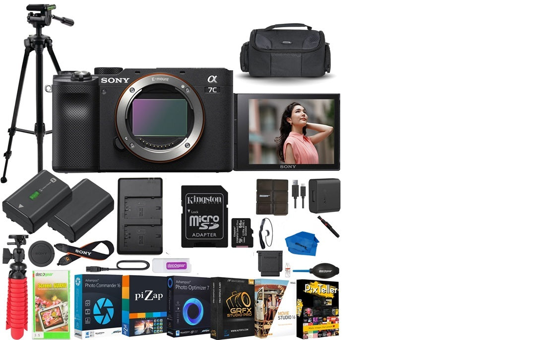 Sony a7C Mirrorless Full Frame Camera Body ILCE-7C + Accessories — view 1