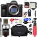 Sony a7R III 42.4MP Full-frame Mirrorless Camera Body 128GB Memory & Flash Accessory Bundle