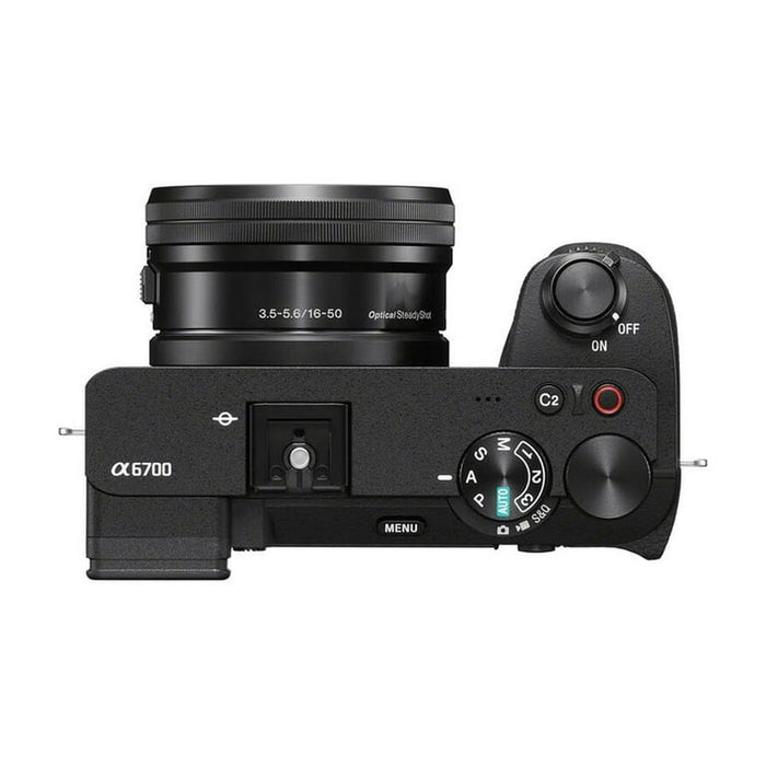 Sony a6700 Mirrorless Camera Bundle with 18-135mm Lens, Tripod, Case