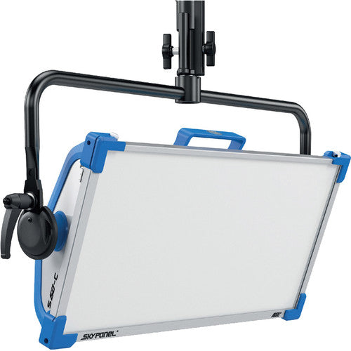 ARRI SkyPanel S60-C LED Softlight with Manual Yoke (Blue/Silver, Edison) - NJ Accessory/Buy Direct & Save