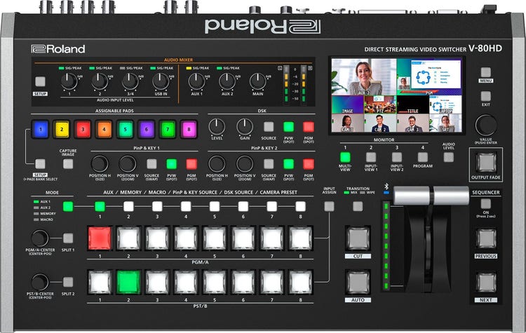 Roland V-80HD 8-Channel HD Video Switcher