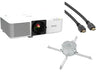 Epson PowerLite L500W 5000-Lumen WXGA 3LCD Laser Projector Kit with Universal Projector Mount with 3" Extension Column + High-Speed HDMI Cable with Ethernet (35') Epson