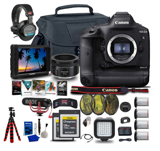 Canon EOS-1D X Mark III DSLR Camera Ultimate Bundle — view 2