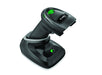 Zebra DS2278 cordless 2D barcode scanner in presentation cradle, black
