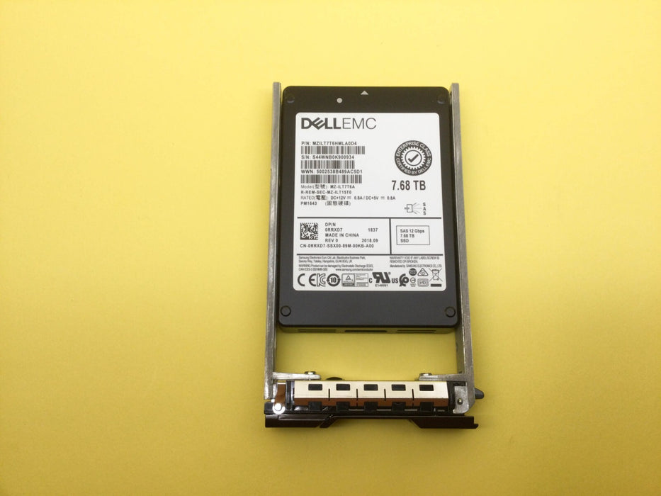 7.68TB SAS 12Gb/s 2.5" Enterprise Server SSD