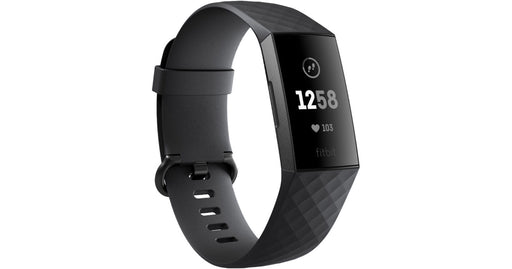 Fitbit Charge 3 Fitness Wristband (Black/Graphite Aluminum) FB409GMBK - Buy Direct & Save