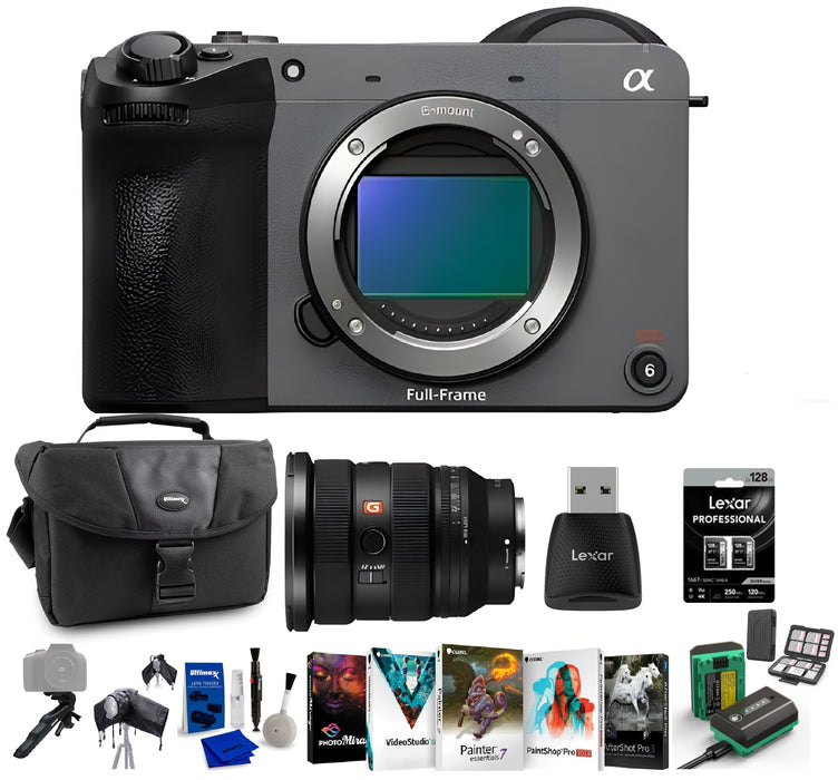 Sony FX2 Full-Frame Cinema Camera + memory and storage bundle with 16-35mm f/2.8 GM II Lens (Sony E) + accesories