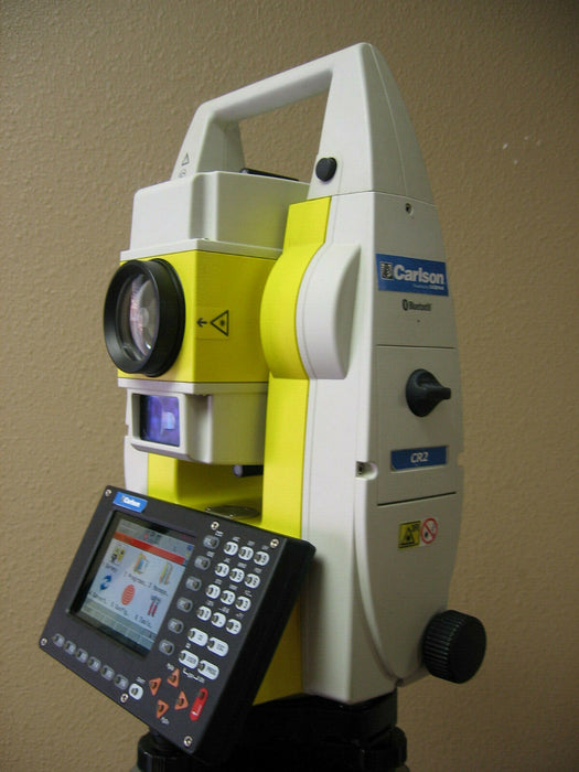 Leica Geomax Zoom80 Carlson CR2 Prismless Robotic Total Station